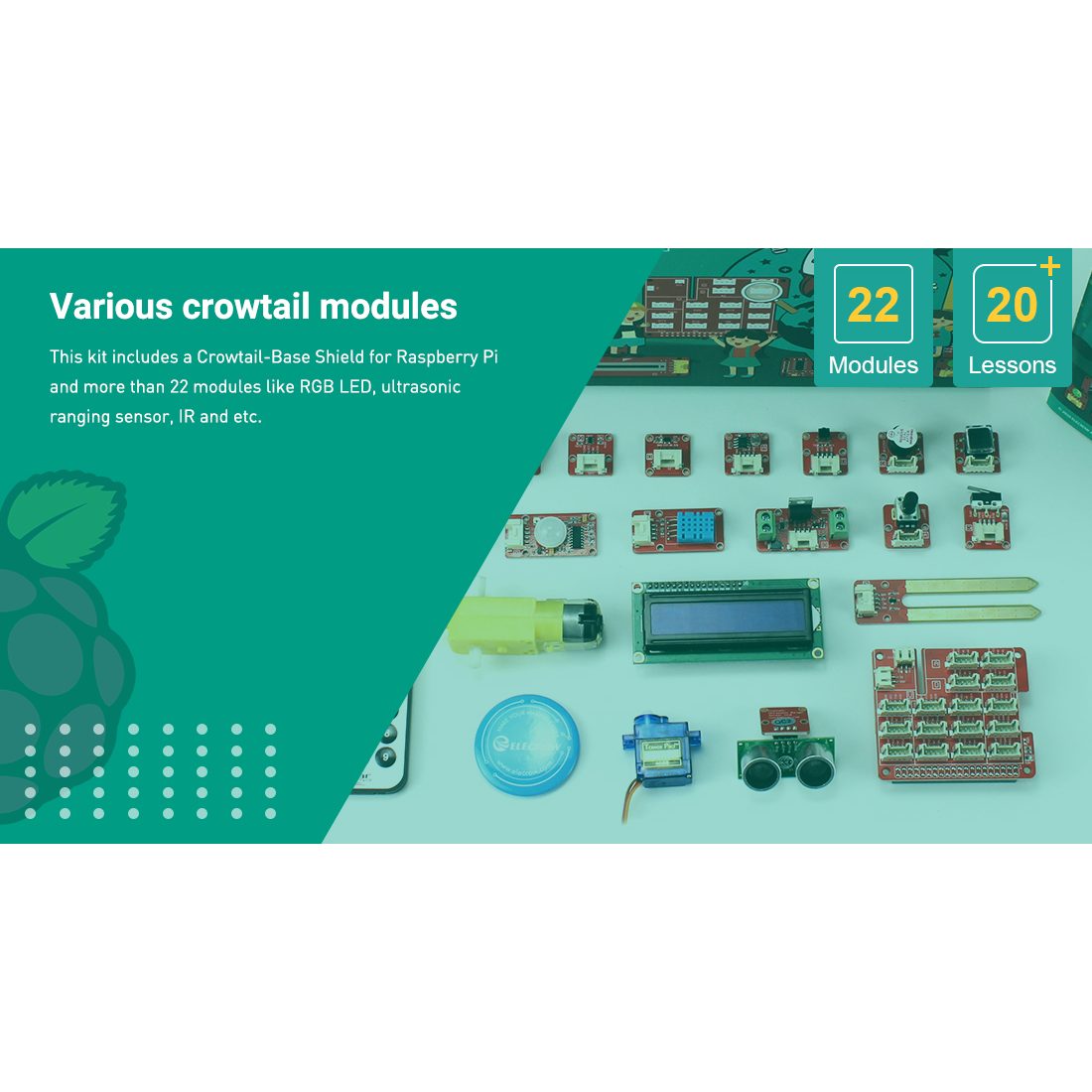 ELECROW Crowtail Starter Kit for Raspberry Pi - Image 4