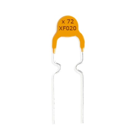 RXEF020 PTC Resettable Fuse 72V 200mA Through Hole