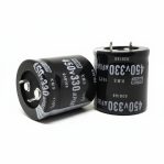 NIPPON CHEMI-CON Aluminum Electrolytic Capacitor 330uF 450V 35x36.6 Made in Japan