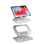 Carbon Steel Tablet & iPad Stand 360 Degree Rotating