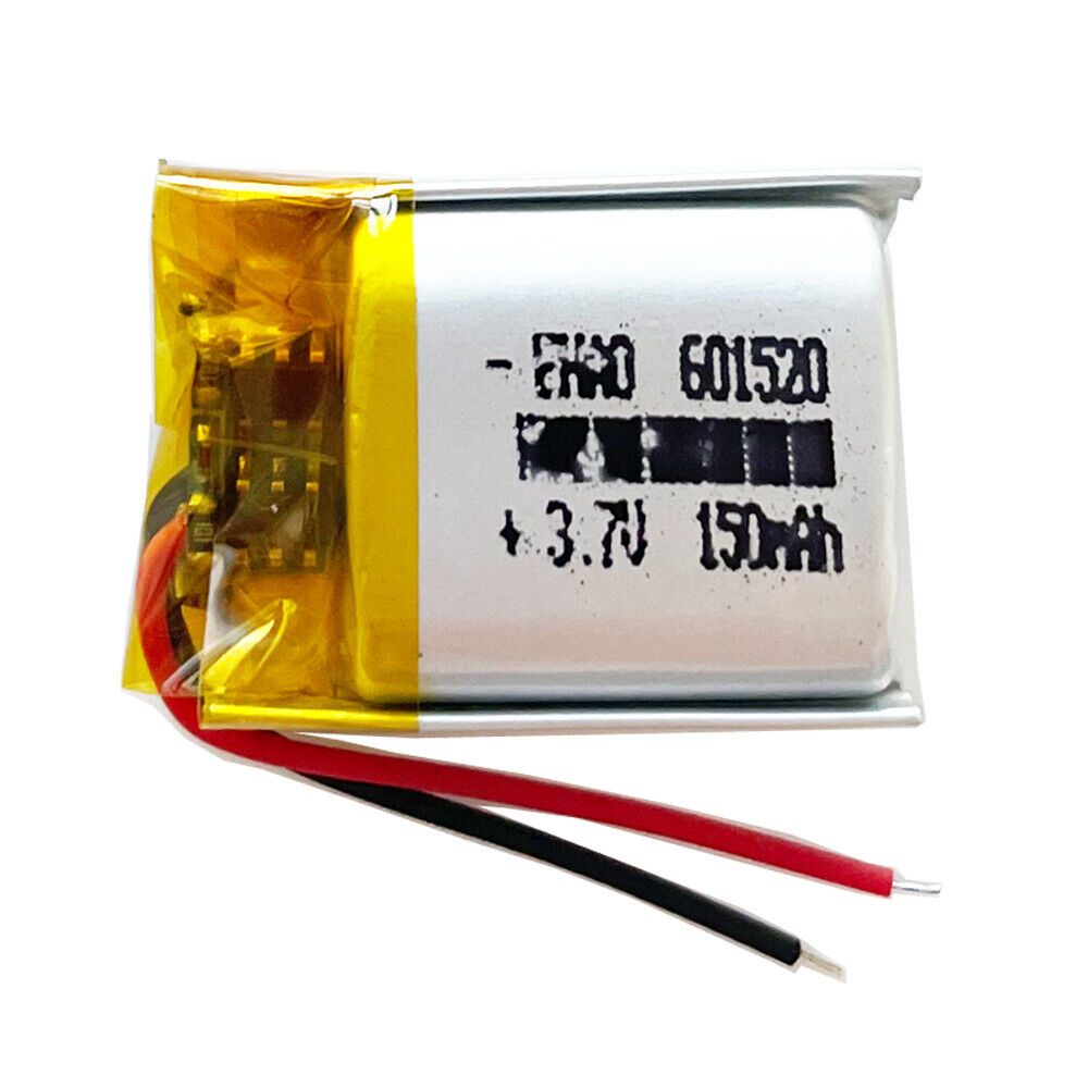 Rechargeable 601520 LIPO Battery Cell 3.7V 150mAh Wire Solder