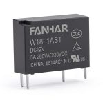 FANHAR Power Relay W18-1AST-DC12V 5A 4 Pin