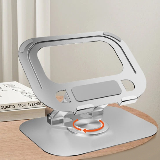 Carbon Steel Tablet & iPad Stand 360 Degree Rotating - Image 2