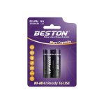 BESTON Rechargeable Battery AA 2000mAh 1.2V - 2 Pcs