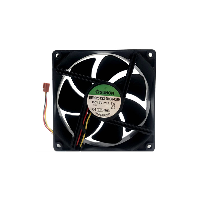 SUNON Cooling Fan EE92251S3-D000-C99 12V 1.3W 90x90x25mm (USED LIKE NEW)
