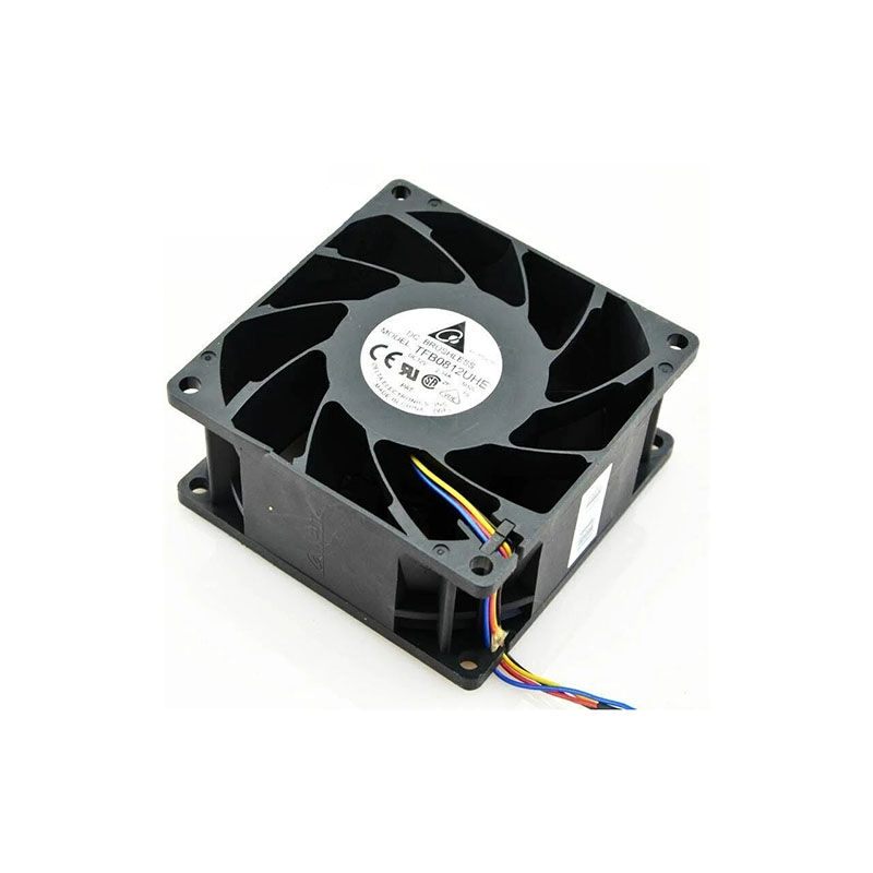 Delta TFB0812UHE Ultra High Airflow Fan 12V 2.34A 80x80x38mm (USED LIKE NEW) - Image 2