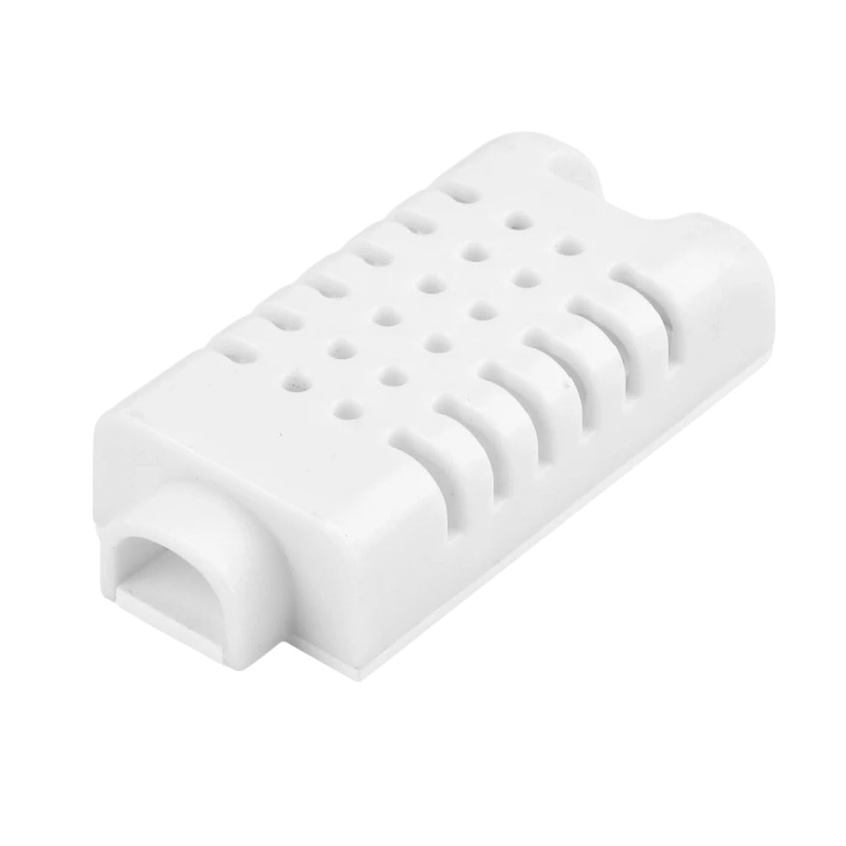 Plastic Enclosure For Temperature &amp; Humidity Sensor White 59x26x12mm
