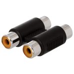 RCA Adapter Dual Female to Dual Female Audio / Video Coupler