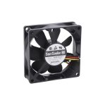 SANYO 9A0812G401 DC Fan 12V 0.38A 80x80x25mm (USED LIKE NEW)