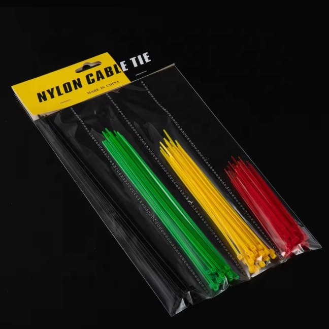 Nylon Zip Ties Assortment Kit 4 Sizes