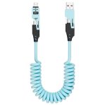 GERLAX D41 Multiple Charging Cable 4 in 1 (Lightning, Type-C & Type-A USB)
