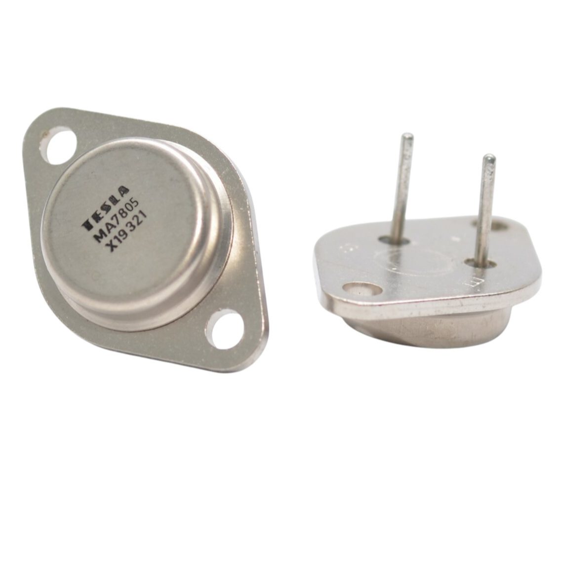 thumbnail image 2 of TESLA MA7812 Voltage Regulator – TO-3, 12V 2A, Positive Fixed, Qty 2, NOS Czech 2 of 5