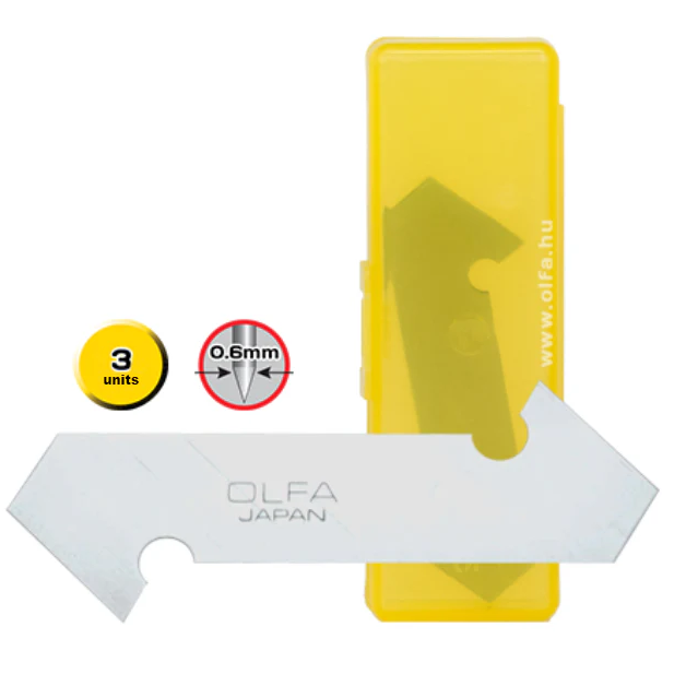Olfa PB-800 Spare Blade Refill- Pack of 3 - Image 2