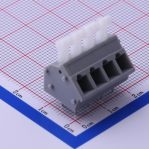 KF243-5.0-4P Clamp Terminal Block 4 Pin Through Hole P=5mm