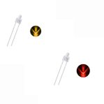 Rocket Transparent LED 1.8mm 2Pin