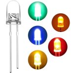 Round Transparent LED 5mm 2Pin