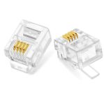 Rj11 6P4C Modular Plug for Telephone Cable (5 Pcs)