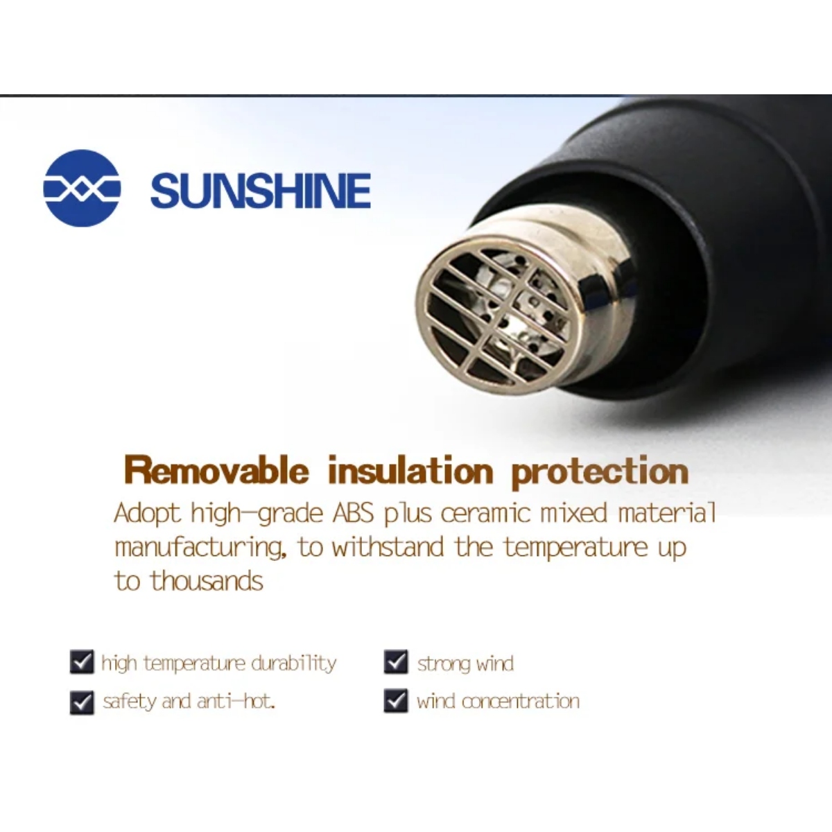SUNSHINE RS-1800D Hot Air Gun - Image 10