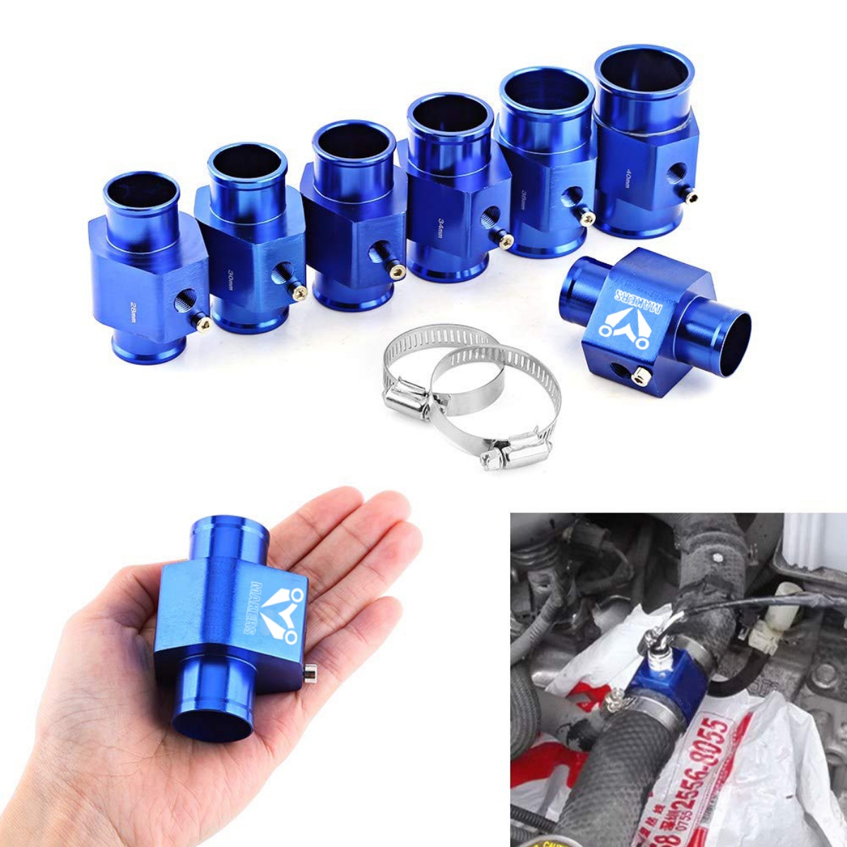 Universal Water Temperature Sensor Tee Joint Adapter - Image 4