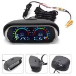 Car Display Water Temperature & Voltage Sensor 12/24VDC