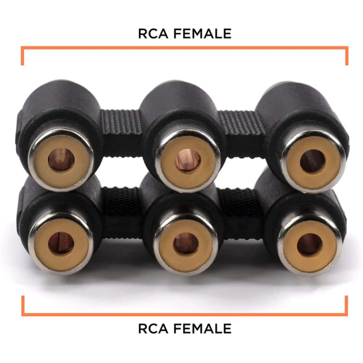 RCA Adapter Triple Female to Triple Female Audio / Video Coupler - Image 4