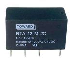 Toward BTA-12-M-2C Relay 12V DC 8-PIN (1A-120VAC/24VDC)