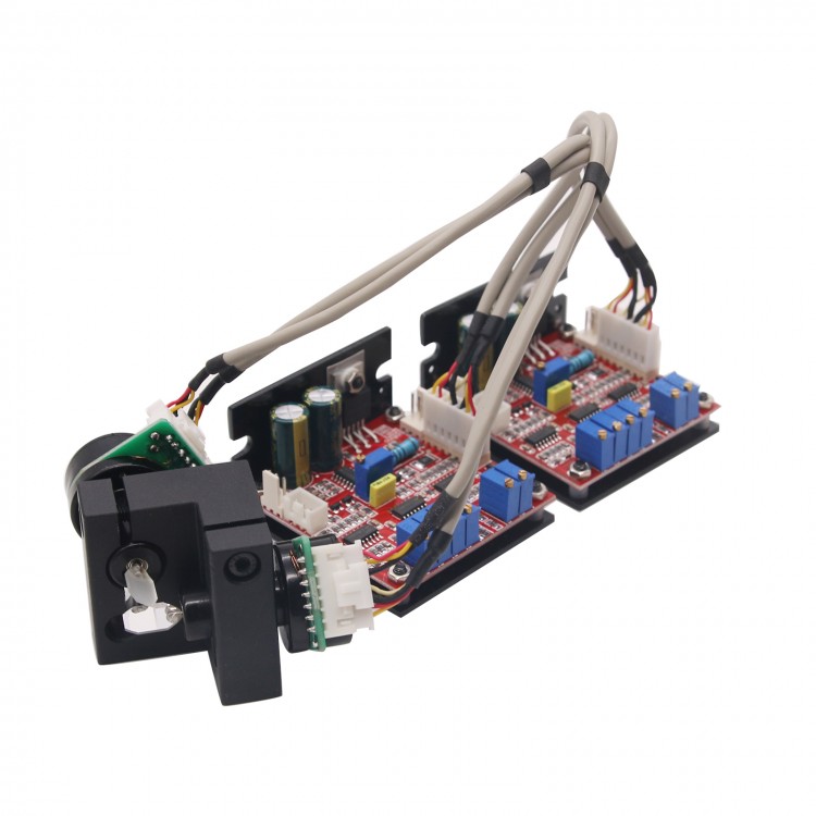 Optical Analog DC XY Laser Scanner Galvanometer 20KPPS for Laser Light with Power Supply - Image 4