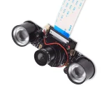 Raspberry Pi Infrared Night Vision Camera (5MP - 160°FOV)