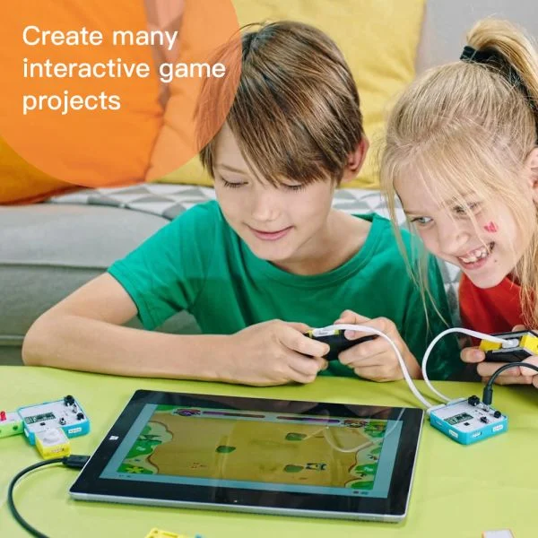 ELECROW Crowbits-Creator Kit Based on Arduino, 12-in-1 STEM Toy for Kids - Image 3