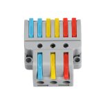 WAGO LT-633 Panel-Mount Wire Connector 3 In 6 Out