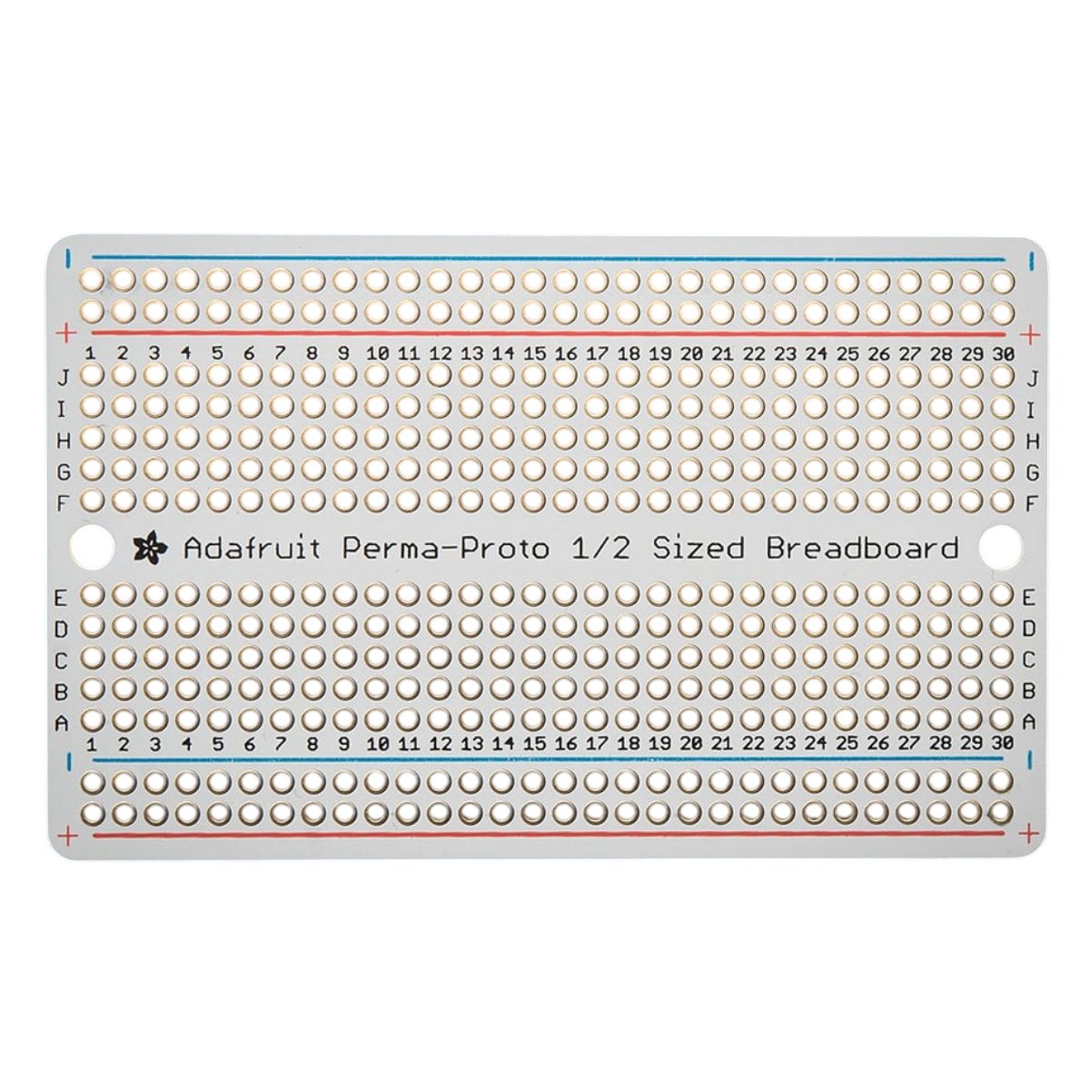 Adafruit Perma-Proto 1/2 Sized Breadboard PCB – Single