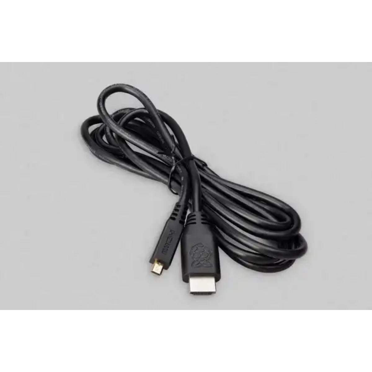 Micro HDMI Male to HDMI Male Cable For Raspberry Pi 4B 1m (Original) - Image 2