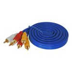 Audio Video 3 RCA Male to Male Cable 10 meter