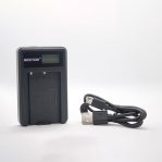 Beston EN-EL9 LCD Battery Charger for Nikon Cameras with Micro USB Charging Port