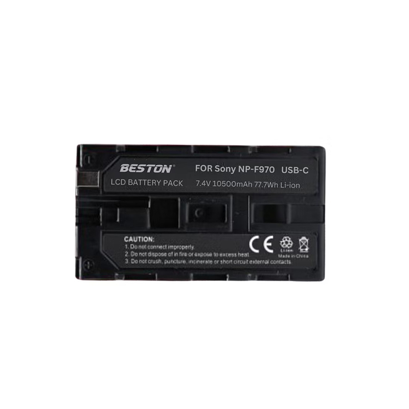 Beston F970 PD Digital Rechargeable Sony & Panasonic Cameras Battery 7.4v - 10500mAh - 30W with USB-C Input - Image 3