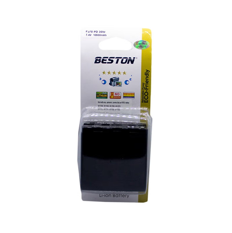 Beston F970 PD Digital Rechargeable Sony & Panasonic Cameras Battery 7.4v - 10500mAh - 30W with USB-C Input - Image 5