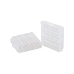 Protective Storage Box Case for AA/AAA Batteries - Transparent V2