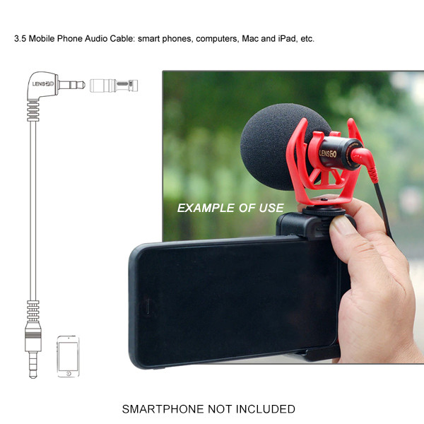 LENSGO LYM-DMM1 Directional Shotgun Microphone - Image 3