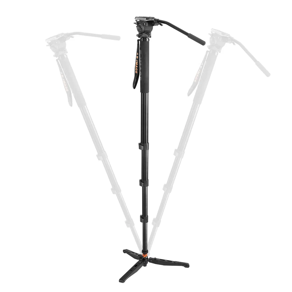 E-Image MA800 4-Stage Aluminum DSLR Camera Monopod with 630FH Fluid Head - Image 4