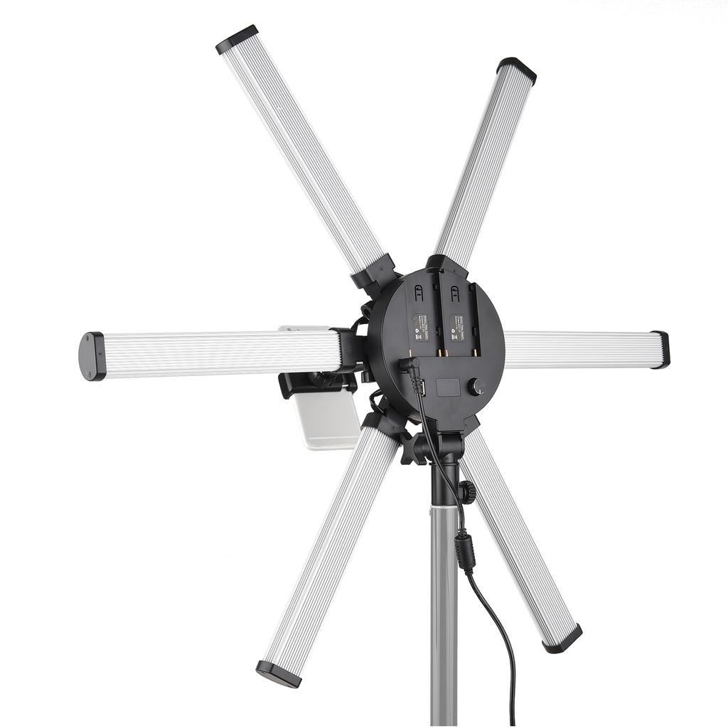 HD-60X Professional Led Star Light 6arm 60W Photo and Video - Image 3