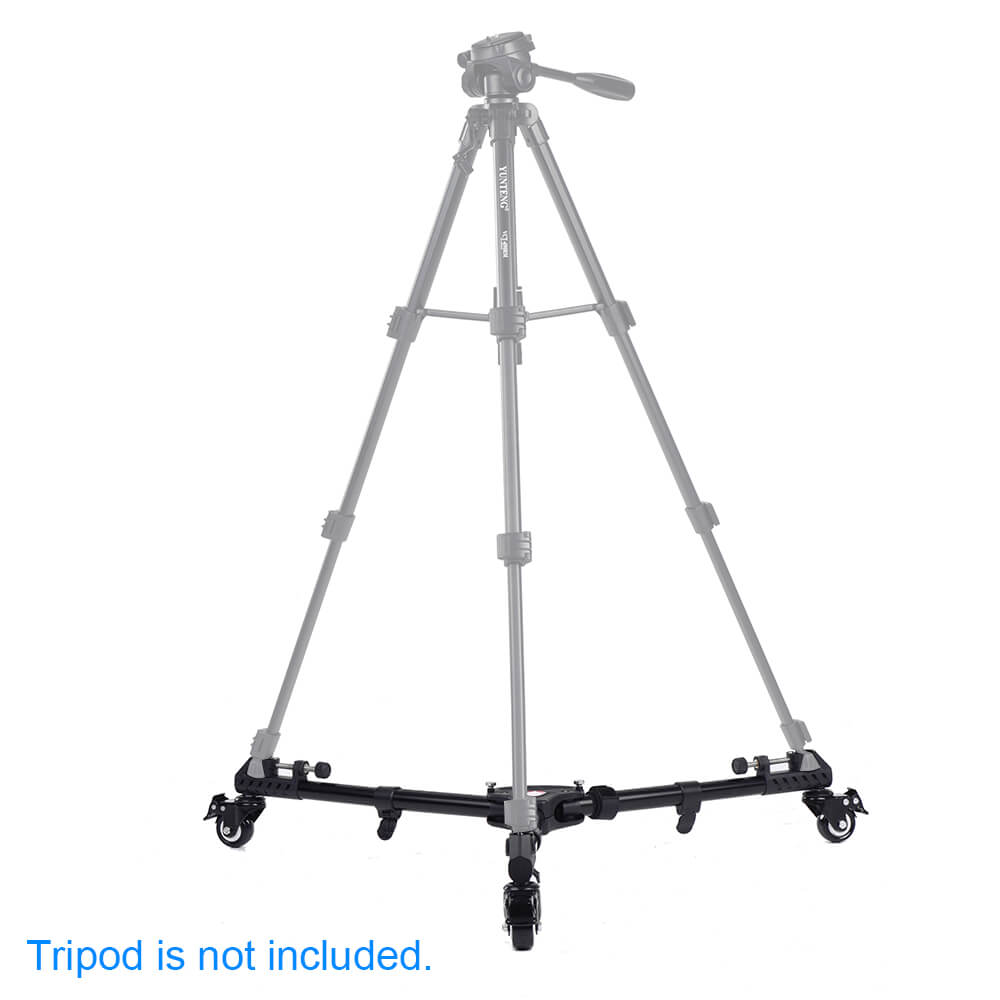 KINGJOY VX-600 Tripod Dolly 3 Wheels Base Stand - Image 6