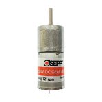 OSEPP LS-00086 124RPM DC Metal Gear Motor 12V