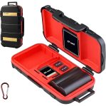 LENSGO D850 Battery Storage Box and Memory Cards