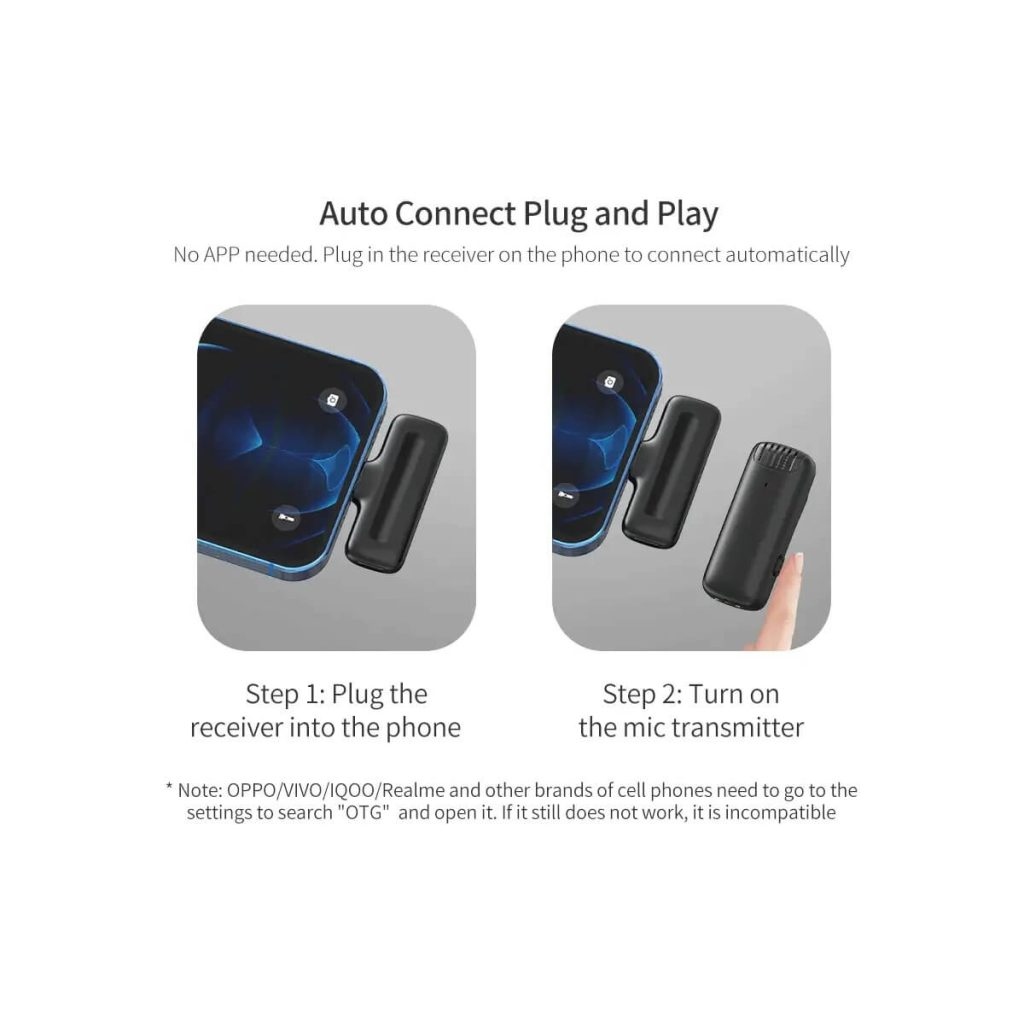 Ulanzi J12 Wireless Lavalier Microphone for iPhone - Image 6