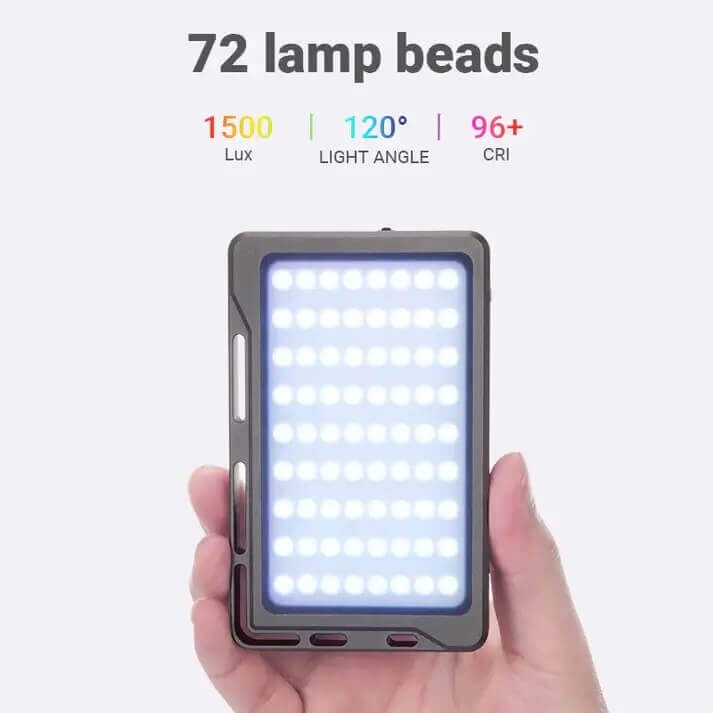 MAMEN 72R RGB FILL Light LED Display Screen Video Light - Image 2