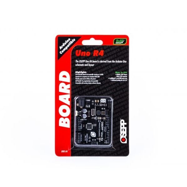 OSEPP UNO R4 Plus ATMEGA328P Microcontroller Board - Image 4