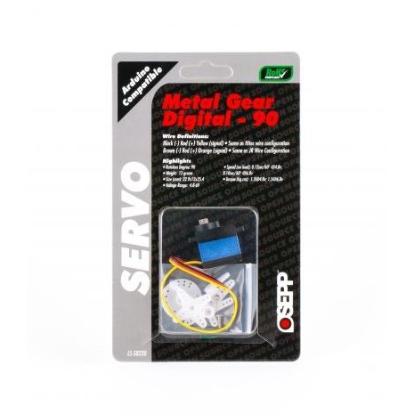 OSEPP LS-S8220 Metal Gear Digital Servo - 90 - Image 2