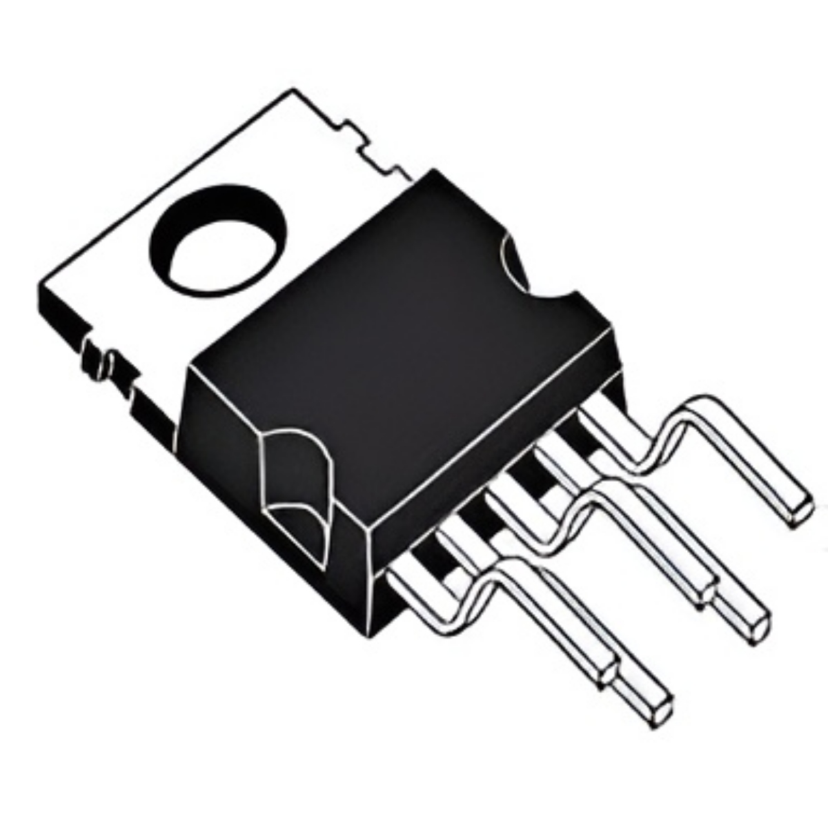 TDA2040 IC Hi-Fi Audio Power Amplifier 40V 4A Pentawatt V - Image 3