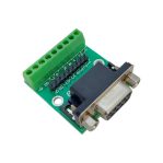 DB9 Female Breakout Module to Screw Terminal + Pin Header
