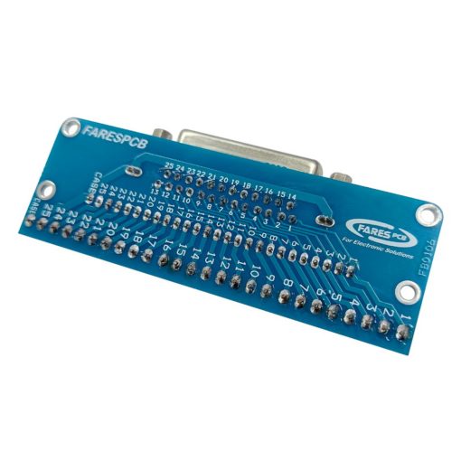 Breaker Tooth Module DB25 Female Breakout Module to Screw Terminal + Pin Header